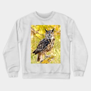 Eurasian Eagle Owl Crewneck Sweatshirt